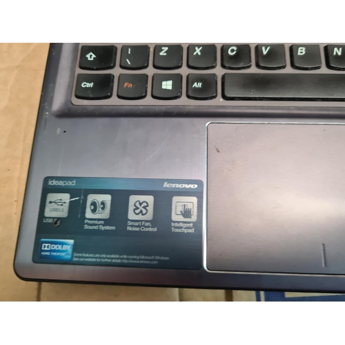 386 - Lenovo Ideapad Z580 Laptop Working with Charger NO HD