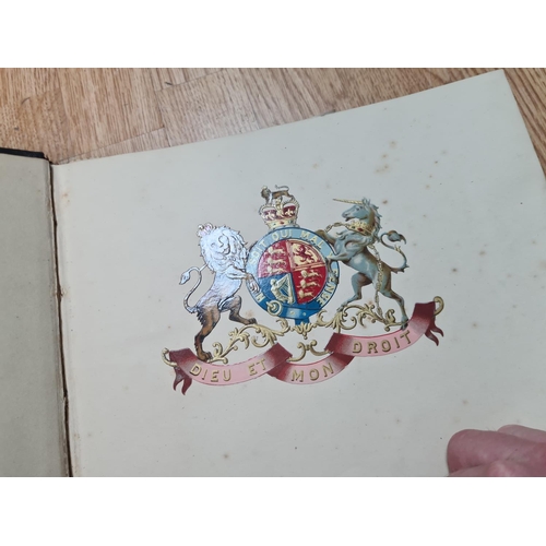 391 - Old Victorian Postcard/Photo Album and Original Contents (too many pages to picture all)