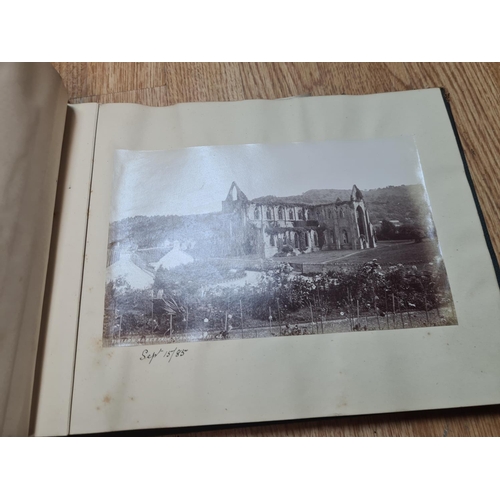 391 - Old Victorian Postcard/Photo Album and Original Contents (too many pages to picture all)