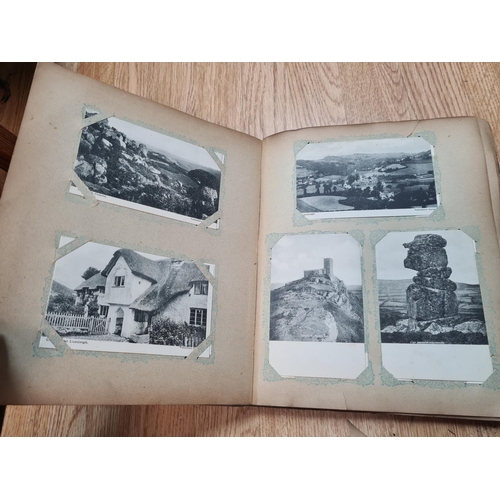 393 - Early 20th Century Postcard Album and Contents