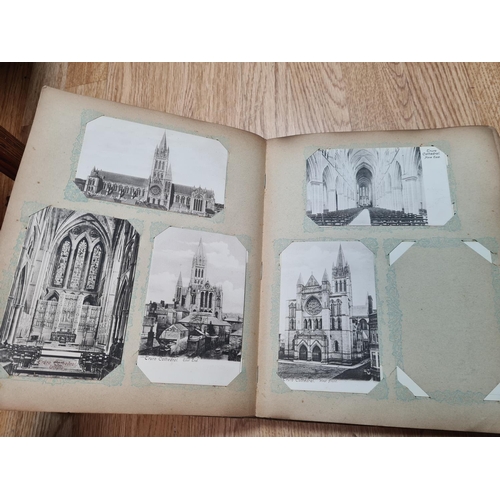 393 - Early 20th Century Postcard Album and Contents