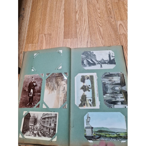 394 - Early 20th Century Postcard Album and Contents