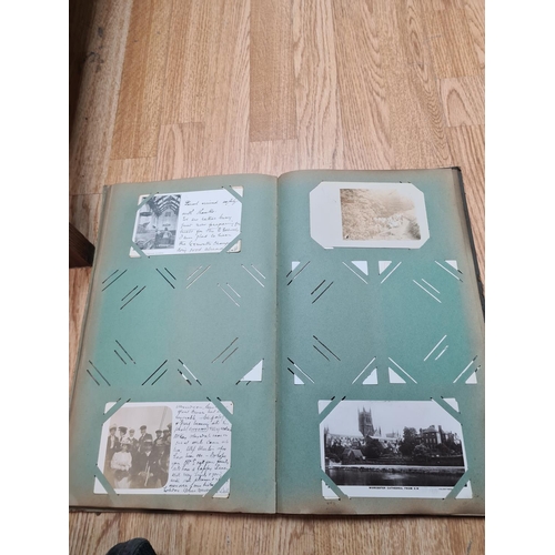 394 - Early 20th Century Postcard Album and Contents