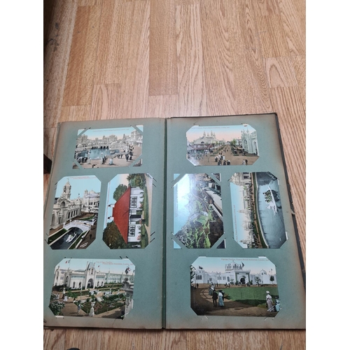 394 - Early 20th Century Postcard Album and Contents