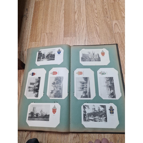 394 - Early 20th Century Postcard Album and Contents