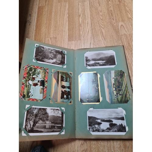 394 - Early 20th Century Postcard Album and Contents