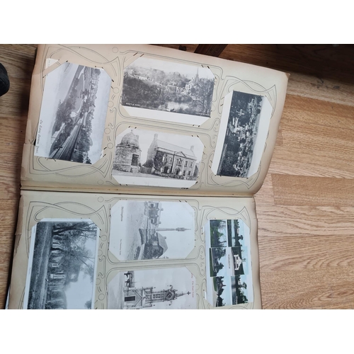 395 - Early 20th Century Postcard Album and Contents