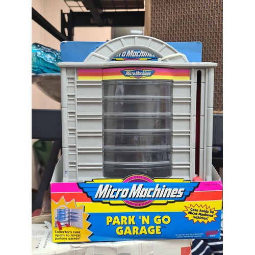 1001 - Vintage Micro Machines Park n Go Garage New and Boxed