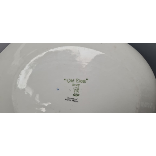 173 - 1920s Old Eton Ivory Springtime Platter