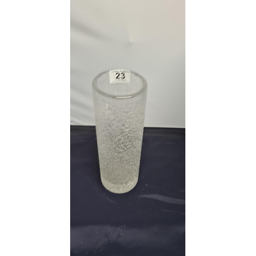 23 - Czech Glass Vase-Jan Gabriel for Chlum u Trebore