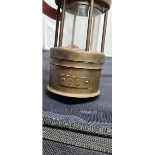 331 - Brass Mining Lamp