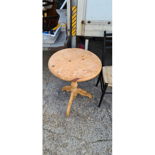 351 - Rustic Pine Wine Table