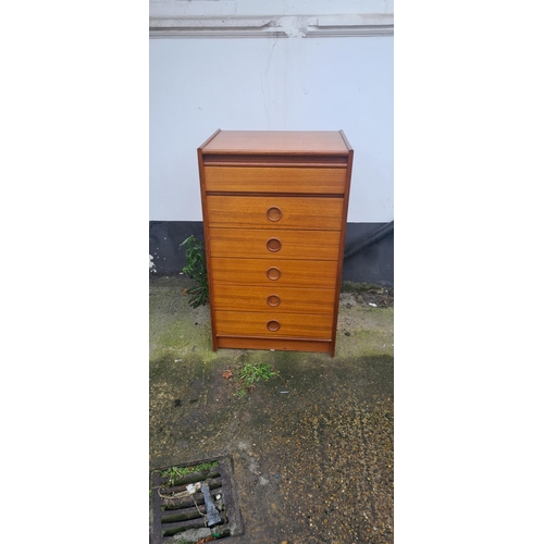 246 - Mid Century Teak Chest of Drawers