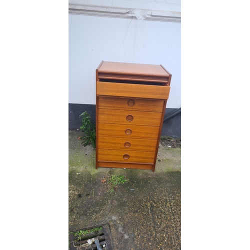 246 - Mid Century Teak Chest of Drawers