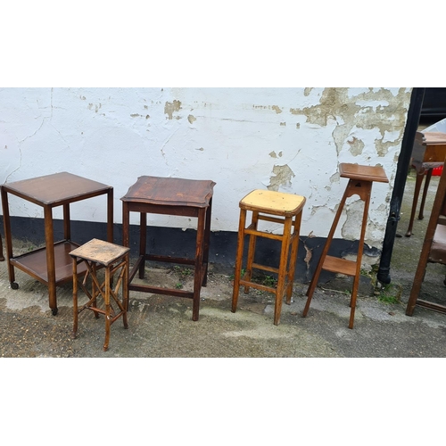 247 - Good Dealers Lot of Antique Furniture Including Victorian Furniture, Bamboo Lamp Table etc