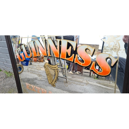 278 - Large Vintage Guinness Pub Mirror