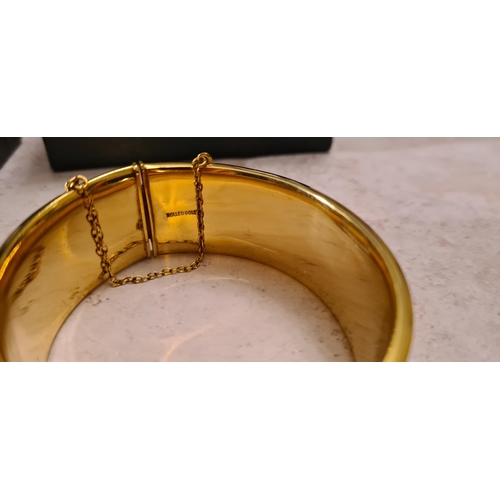 4 - Vintage James Walker Rolled Gold Bangle Weight: 52.1  g