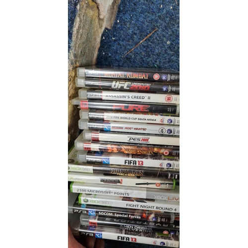 408 - Box of PS3 & XBOX 360 Games