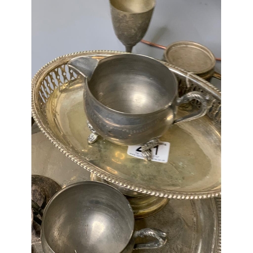 241 - Lot of Assorted Silver Plate Items