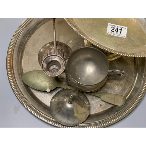 241 - Lot of Assorted Silver Plate Items