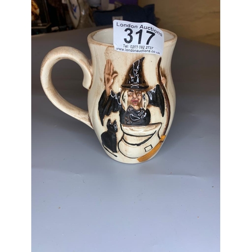 317 - Vintage Salem Witch Mug