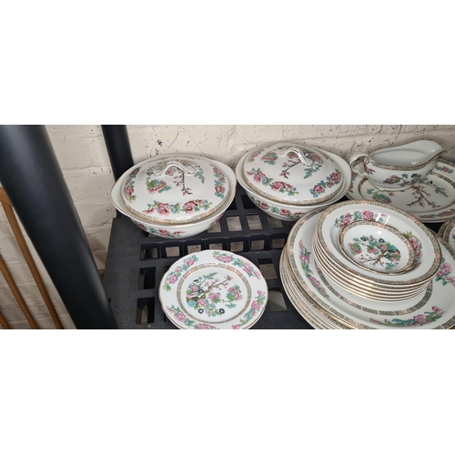 81 - Part Dinner Service-31 Pieces of Indian Tree Pattern China