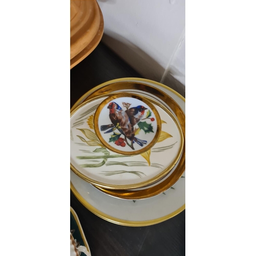 89 - Collection of Bird and Floral Themed Wall Plates incl. Goebel