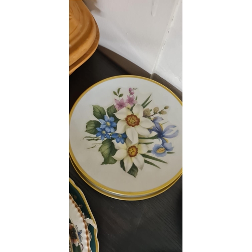 89 - Collection of Bird and Floral Themed Wall Plates incl. Goebel