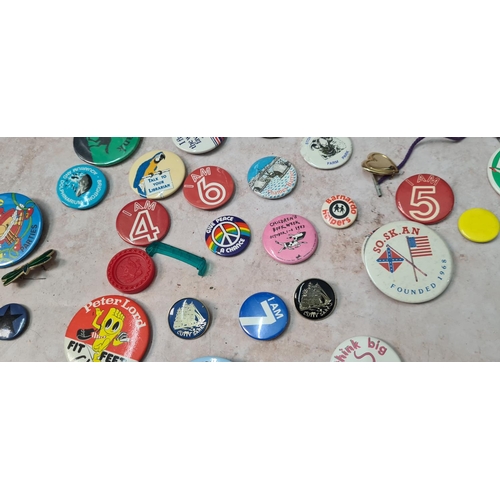 313 - Collection of Retro Badges