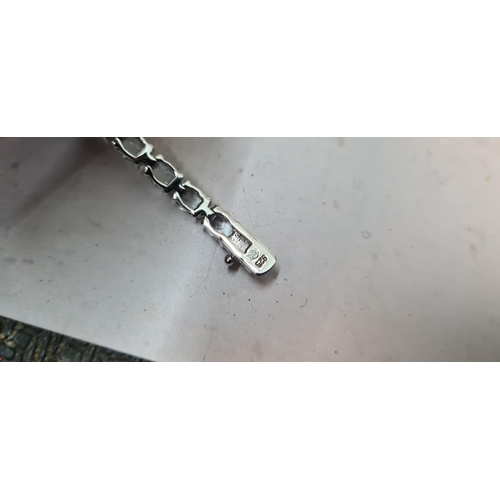 314 - Hallmarked Silver Tennis Bracelet, Unused in Original Box