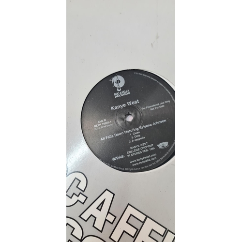 324 - Kanye West-A Falls Down Promotional Vinyl Record Roc-a-fella Label