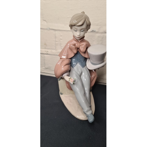 123 - Rare Lladro Travelers Rest 6124 Porcelain Figure