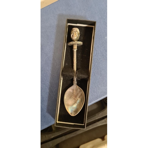 210 - Silver Plated Spoon to Commemorate the inauguration of Ronald Reagan