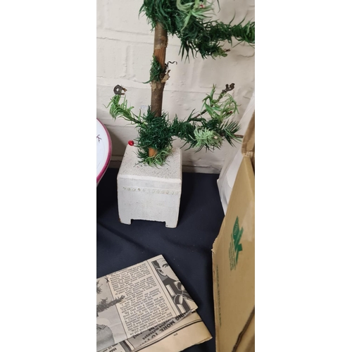 99 - Very Rare 1930s Woolworths Artificial Christmas Tree