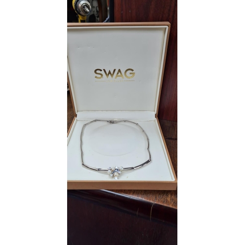 8 - Heavy Boxed Sterling Silver Necklace in Presentation Box Weight:  40g