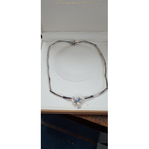 8 - Heavy Boxed Sterling Silver Necklace in Presentation Box Weight:  40g