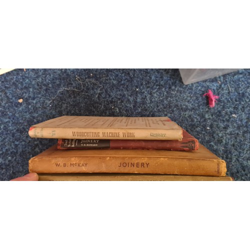 220 - 8 Vintage Books on Carpentry, Joinery etc