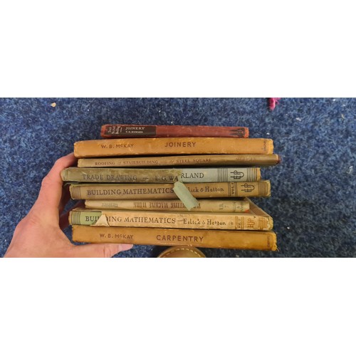 220 - 8 Vintage Books on Carpentry, Joinery etc