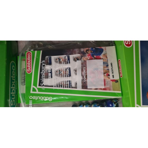 159 - Large Lot of Subbuteo to include: Celtic/Shamrock Rovers Team, Argentina Team, Scotland Team, Unused... 