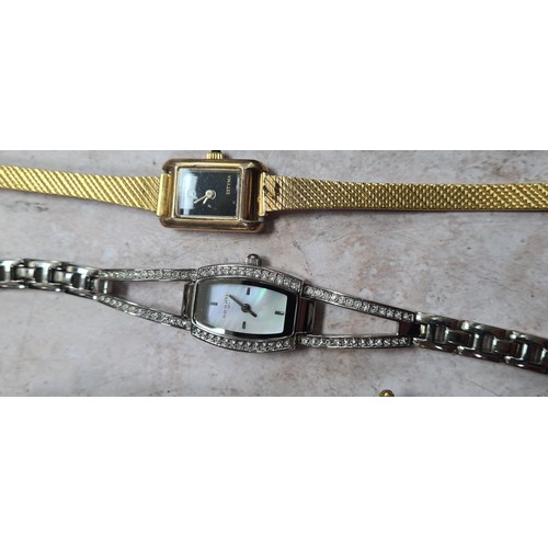 13e - Lot of 9 Vintage Ladies Watches including a Rolled Gold Example and a Vintage Gucci Watch