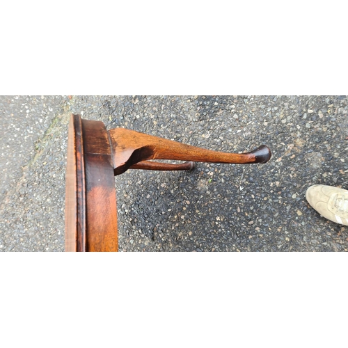 582 - 1930s Oak Coffee Table on Cabriole Legs