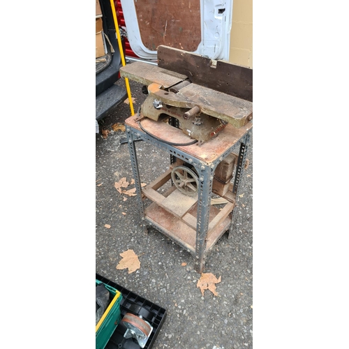 586 - Vintage Myford Planer on a Stand