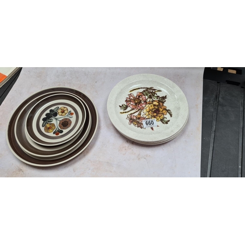 255 - 3 1960s Palissy Plates and 3 Langley Plates