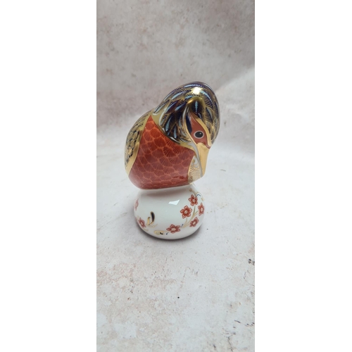 101 - Royal Crown Derby Gold Stopper Paperweight-Bank Vole