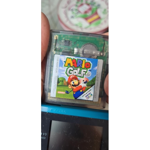 117 - Retro Nintendo Gameboy Color with Mario Golf Game