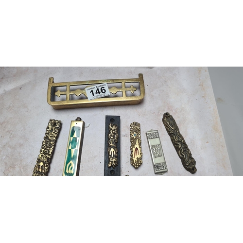 146 - Collection of Jewish Mezuzah's etc