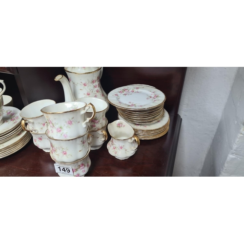 149 - Paragon Victoriana Rose 25pc China Tea Set