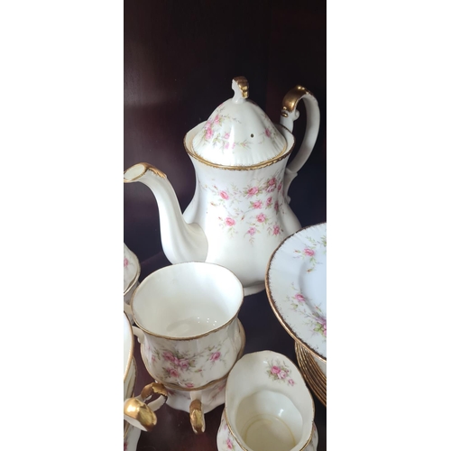 149 - Paragon Victoriana Rose 25pc China Tea Set