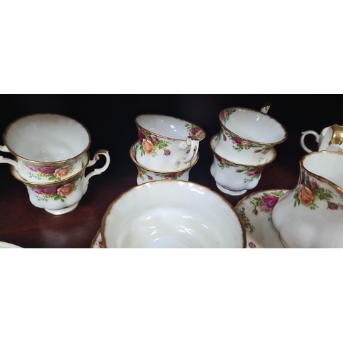 151 - 59 Piece Royal Albert Old Country Rose Dinner Set