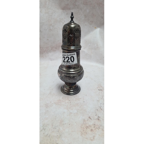 220 - Silver Plated Sugar Shaker